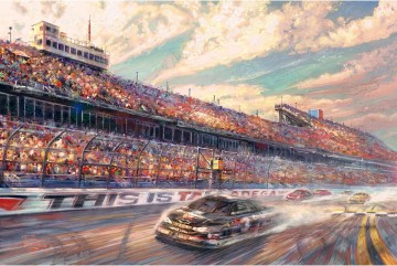 Artworks by 350 Famous Artists Painting - This Is Talladega Thomas Kinkade
